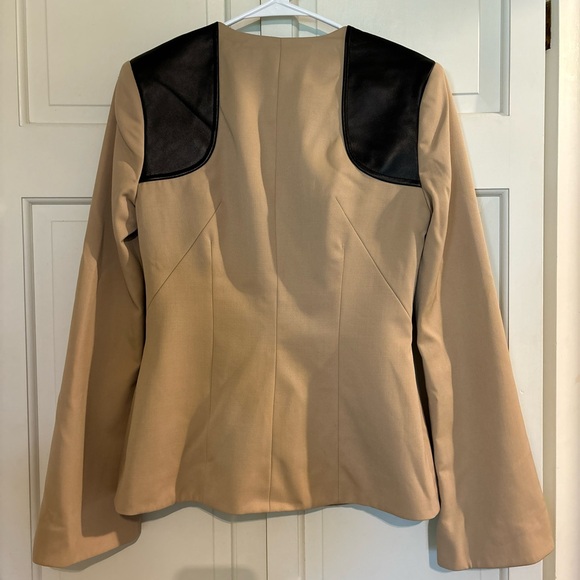 Karolina Zmarlak Jacket Size 4, Leather and Wool - Picture 4 of 8